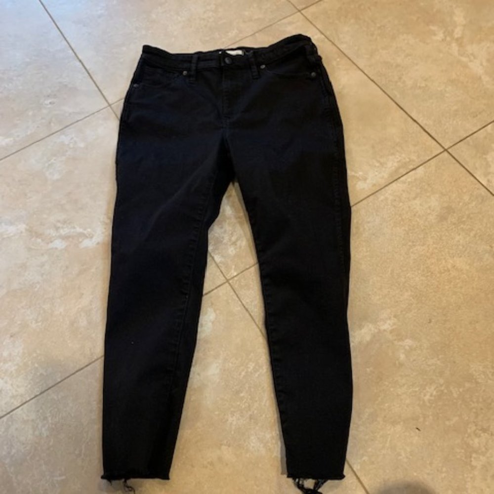 madewell black high rise jeans size 31 P